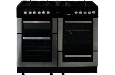 Bush BCYU100DFSS Dual Fuel Range Cooker- S/Steel